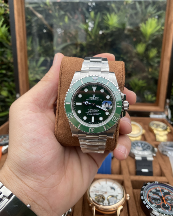 Relógio Masculino Submariner Hulk Automático Vidro Safira - Clon