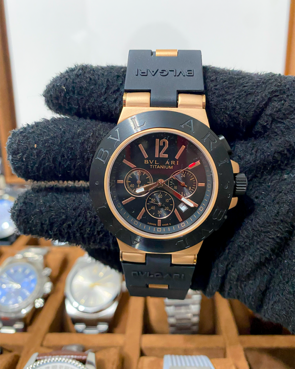 Relógio Masculino Titanium 44mm Quartz Vidro Safira