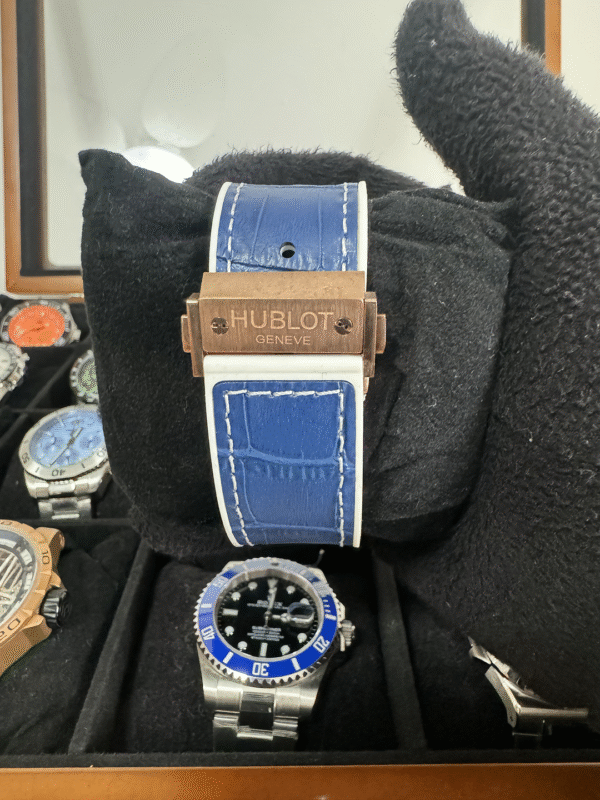 Relógio Masculino King Power 48mm Quartz Couro Vidro Safira - Image 8
