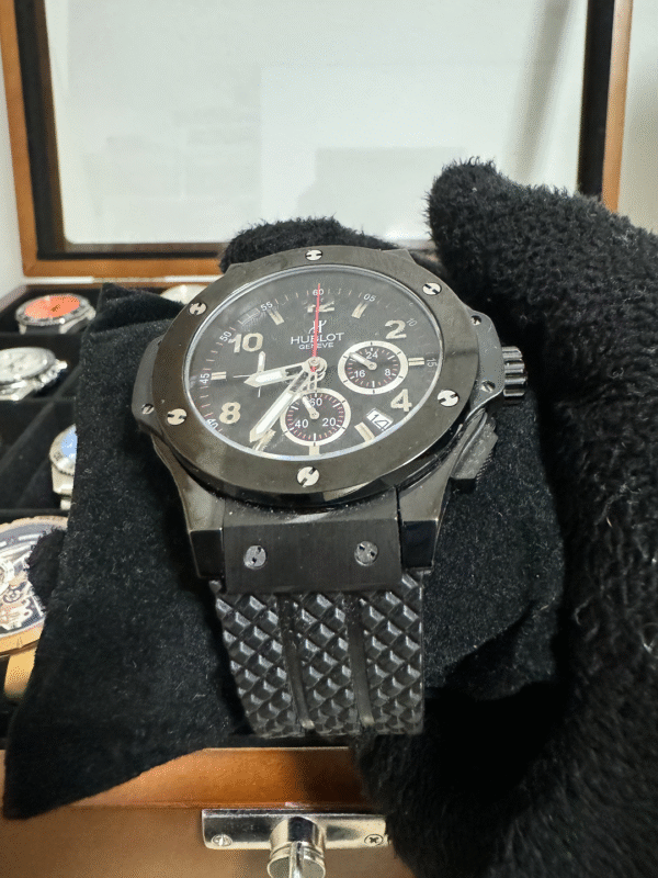 Relógio Masculino Big Bang 44mm Quartz Cerâmica Vidro Safira - Image 5