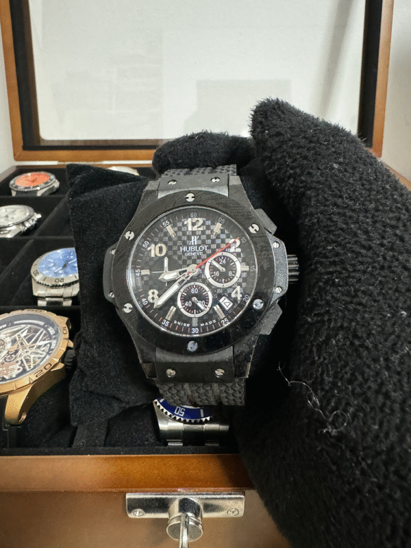 Relógio Masculino Big Bang 44mm Quartz Cerâmica Vidro Safira
