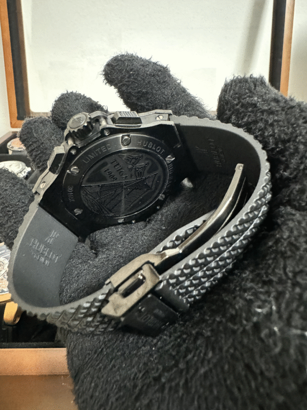 Relógio Masculino Big Bang 44mm Quartz Cerâmica Vidro Safira - Image 12