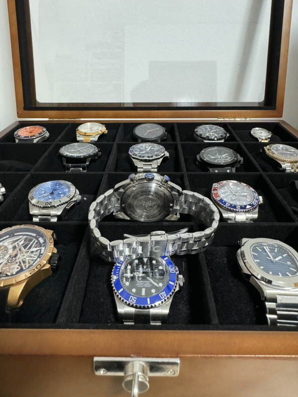 Relógio Masculino Speedmaster 42mm Quartz Cronógrafo Vidro Safira - Image 11