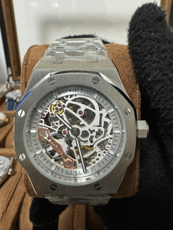 Relógio Masculino Luxo 41mm Automático Cerâmica Vidro Safira - Image 4
