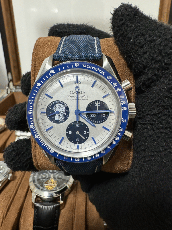 Relógio Masculino Silver Snoopy 42mm Corda Manual Cerâmica Vidro Safira