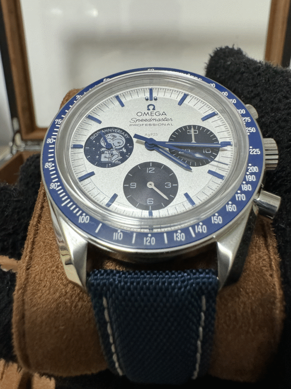 Relógio Masculino Silver Snoopy 42mm Corda Manual Cerâmica Vidro Safira - Image 5
