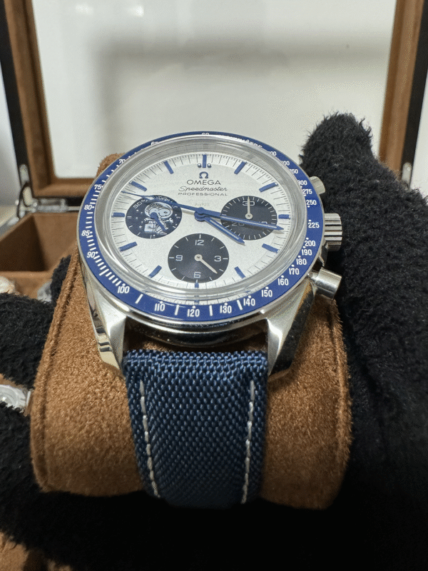 Relógio Masculino Silver Snoopy 42mm Corda Manual Cerâmica Vidro Safira - Image 7