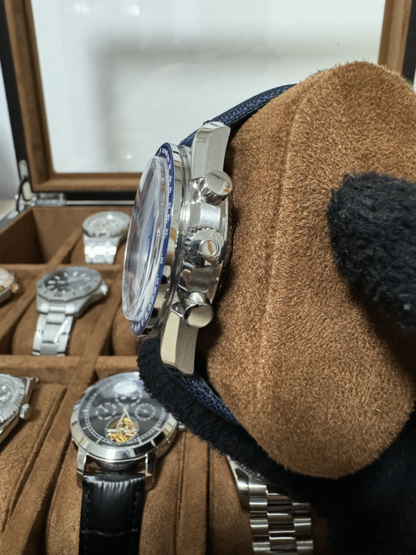Relógio Masculino Silver Snoopy 42mm Corda Manual Cerâmica Vidro Safira - Image 9