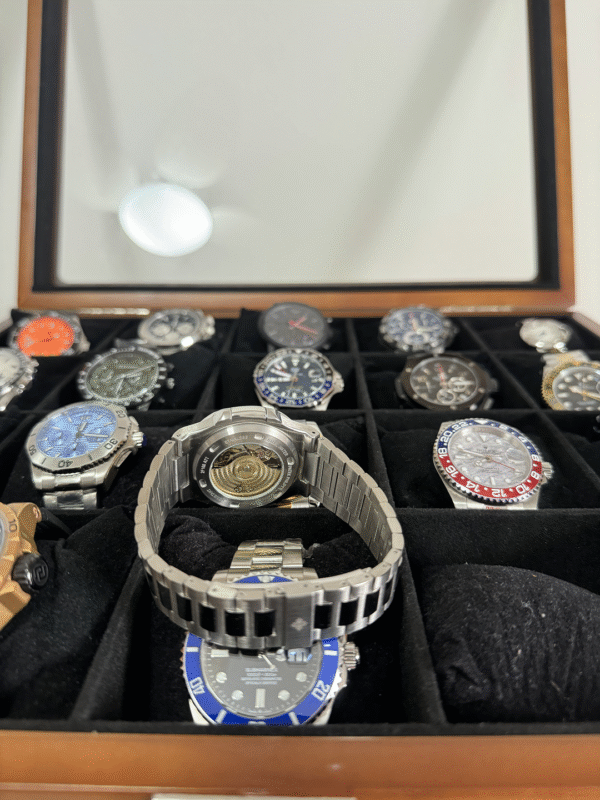 Relógio Unissex Nautilus 40mm Automático Cerâmica Vidro Safira - Image 8