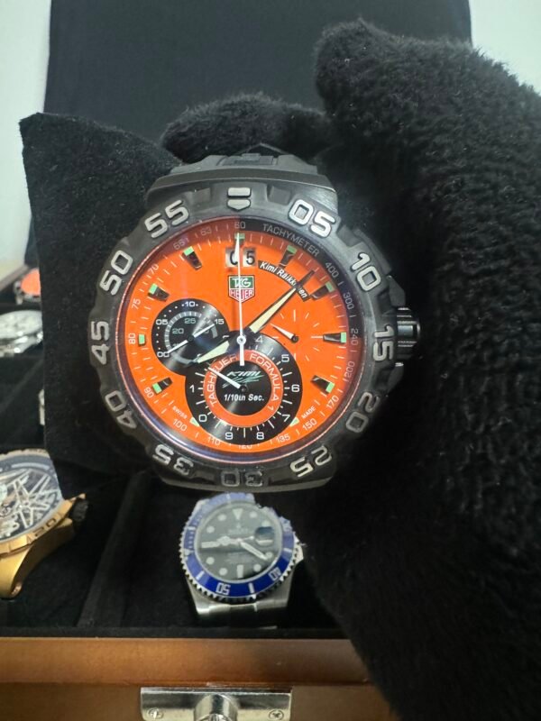 Relógio Masculino Kimi Raikkonen 44mm Edição Limitada Quartz Vidro Safira - Image 8