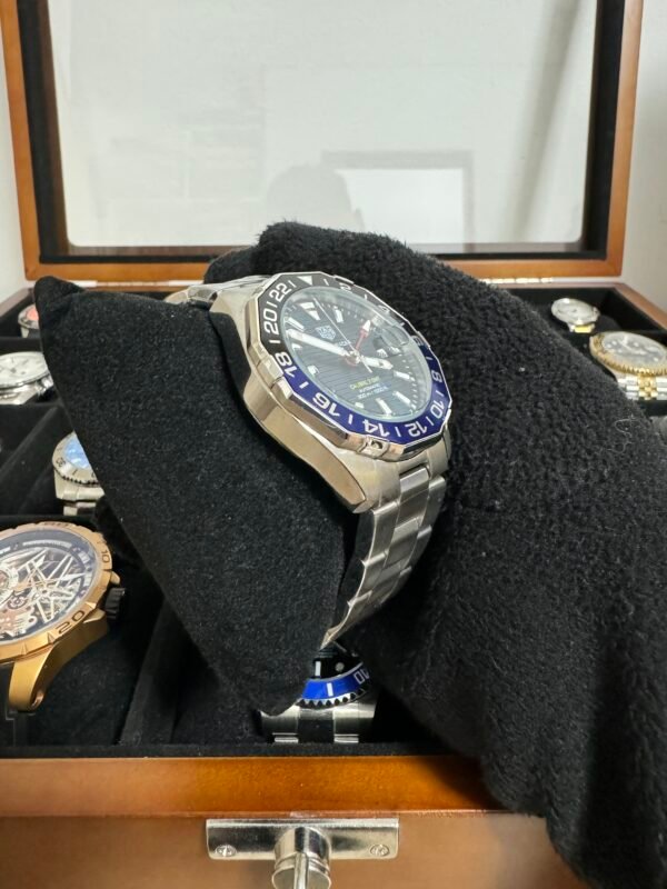 Relógio Masculino Calibre 7 GMT 43mm Automático Vidro Safira - Image 5