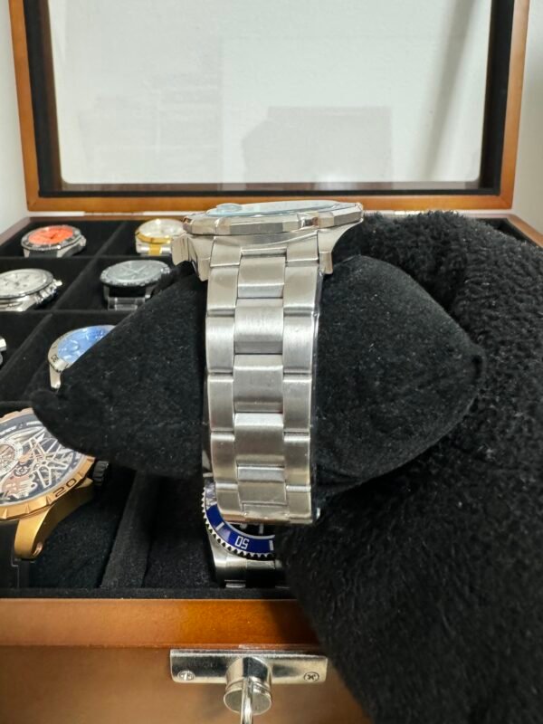 Relógio Masculino Calibre 7 GMT 43mm Automático Vidro Safira - Image 14