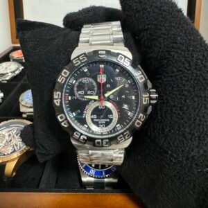Relógio Masculino Formula 1 44mm Quartz Cronógrafo Vidro Safira