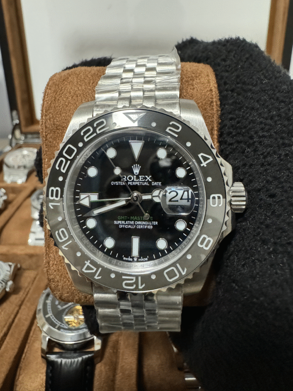 Relógio Unissex Bruce Wayne 40mm GMT Automático Vidro Safira