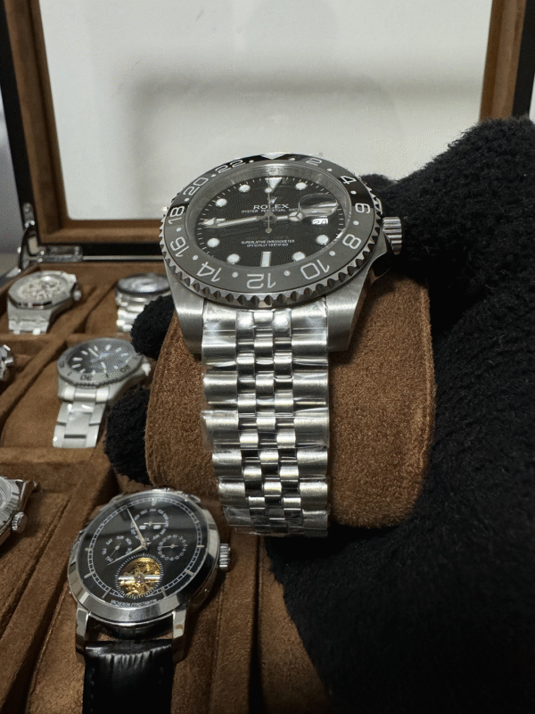 Relógio Unissex Bruce Wayne 40mm GMT Automático Vidro Safira - Image 11