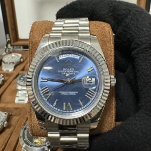 Relógio Unissex Day-Date 40mm Automático Cerâmica Vidro Safira