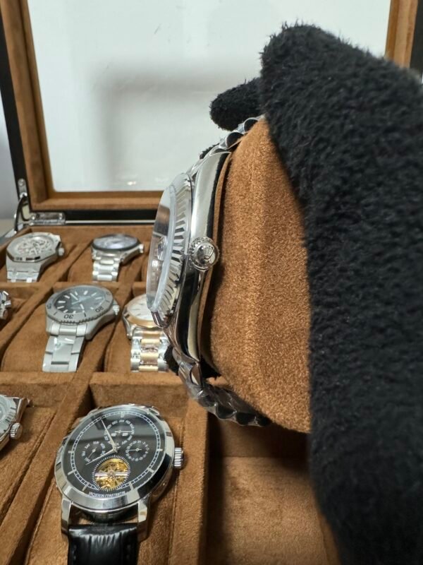 Relógio Unissex Day-Date 40mm Automático Cerâmica Vidro Safira - Image 8