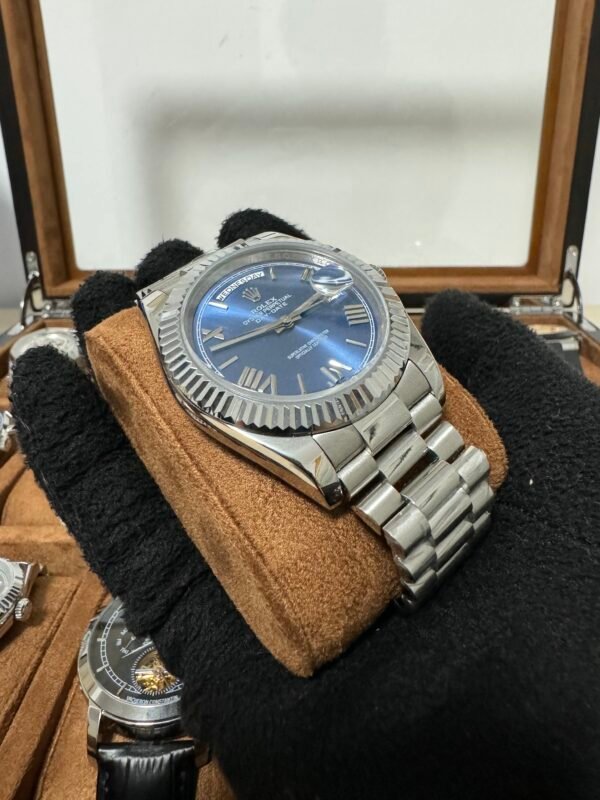Relógio Unissex Day-Date 40mm Automático Cerâmica Vidro Safira - Image 7