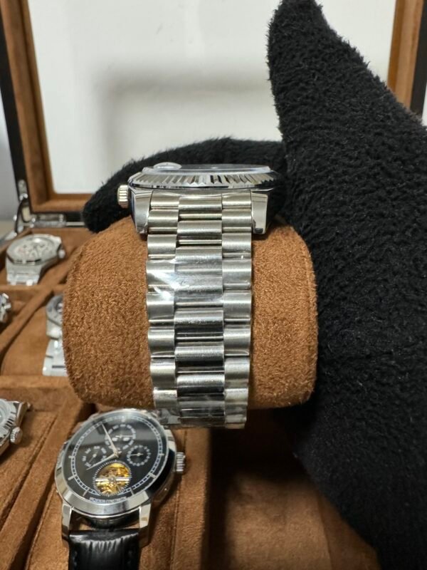 Relógio Unissex Day-Date 40mm Automático Cerâmica Vidro Safira - Image 6