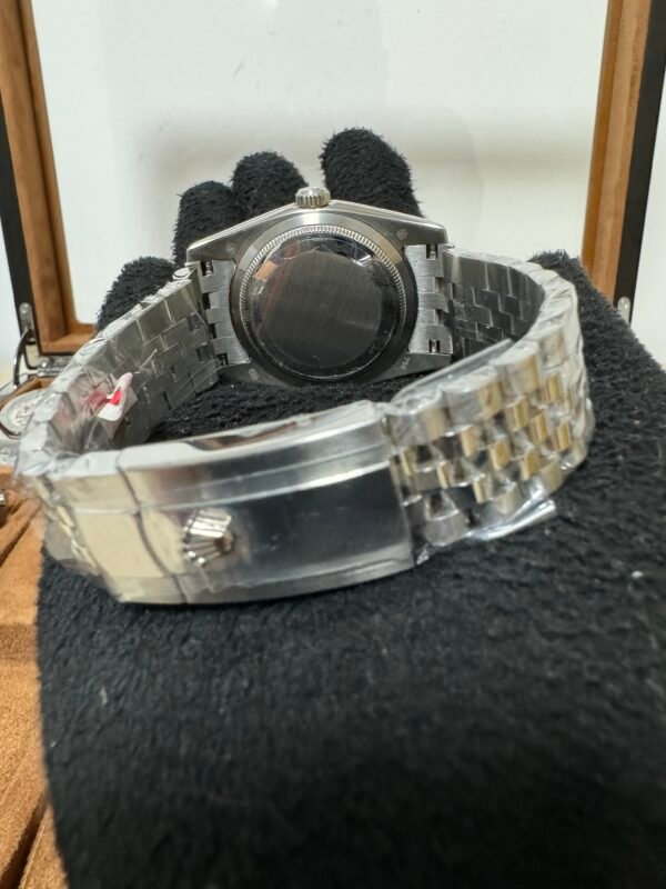 Relógio Masculino Datejust Cravejado 41mm Automático Cerâmica Vidro Safira - Image 13