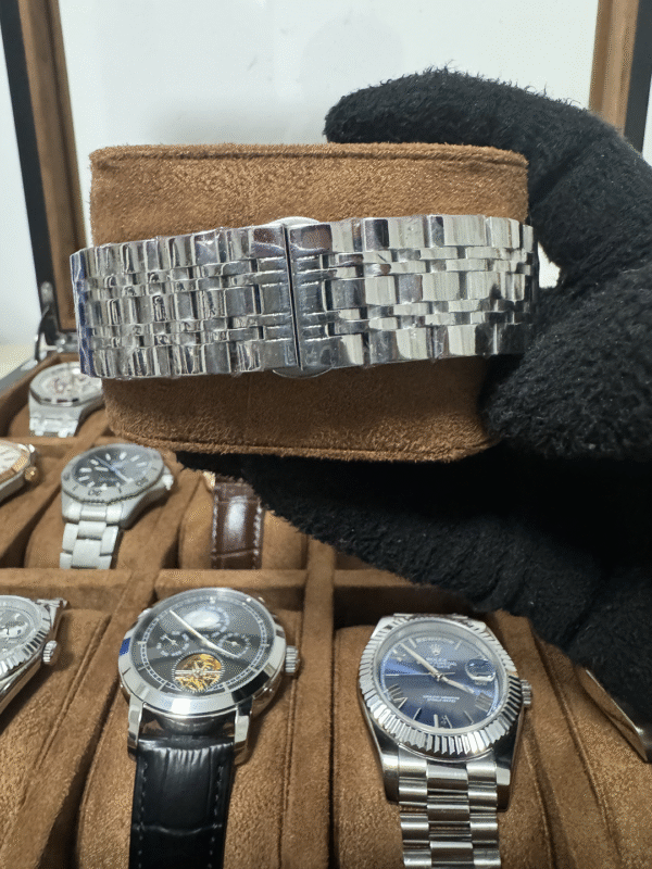 Relógio Masculino Fases da Lua 43mm Automático Vidro Safira - Image 13