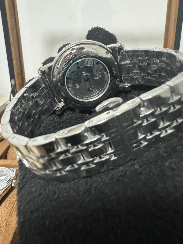Relógio Masculino Fases da Lua 43mm Automático Vidro Safira - Image 15