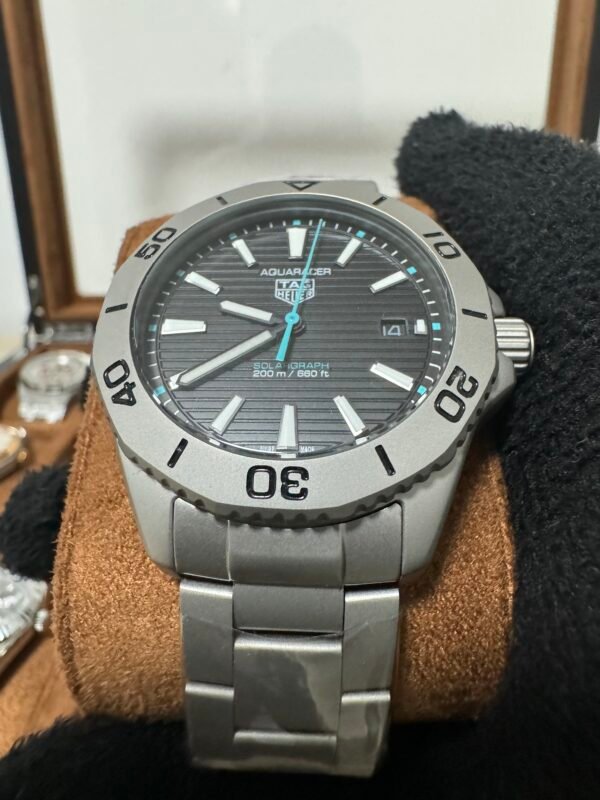 Relógio Unissex Aquaracer 40mm Automático Titânio Vidro Safira - Image 14