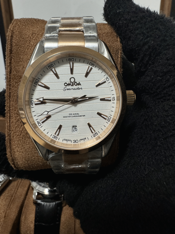Relógio Masculino Seamaster 41mm Automático Cerâmica Vidro Safira - Image 2