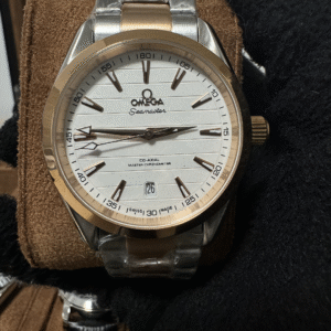Relógio Masculino Seamaster 41mm Automático Cerâmica Vidro Safira