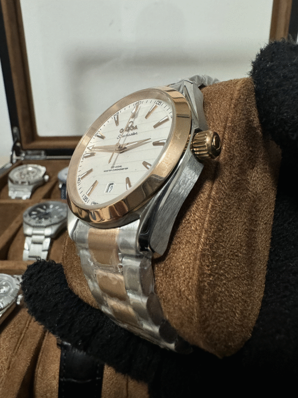 Relógio Masculino Seamaster 41mm Automático Cerâmica Vidro Safira - Image 6