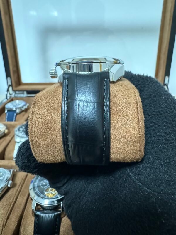 Relógio Masculino Calibre 5 41mm Automático Couro Vidro Safira - Image 13