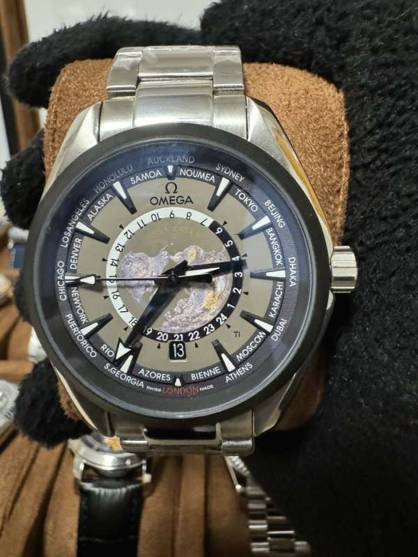 Relógio Masculino Aqua Terra 43mm Automático Vidro Safira