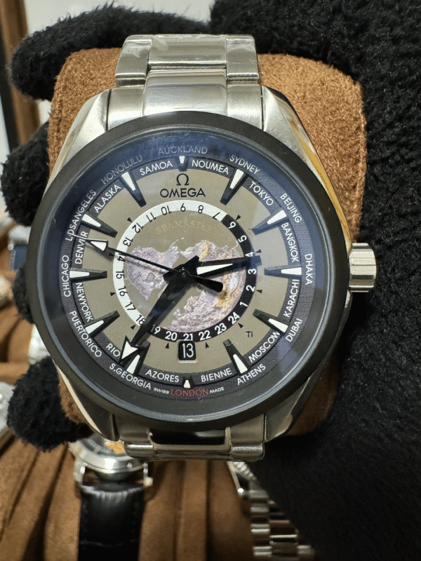 Relógio Masculino Aqua Terra 43mm Automático Vidro Safira - Image 3