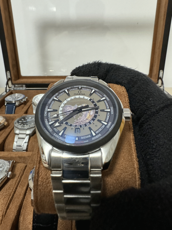 Relógio Masculino Aqua Terra 43mm Automático Vidro Safira - Image 8