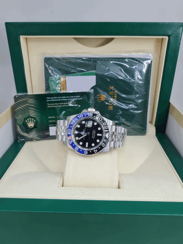 Relógio Masculino Luxo 40mm Automático GMT Cerâmica Vidro Safira - Imagem 3