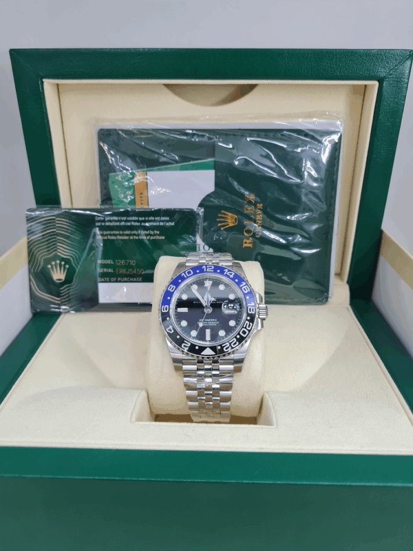 Relógio Masculino Luxo 40mm Automático GMT Cerâmica Vidro Safira - Imagem 4