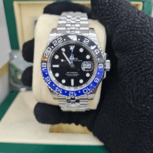 Relógio Masculino Luxo 40mm Automático GMT Cerâmica Vidro Safira