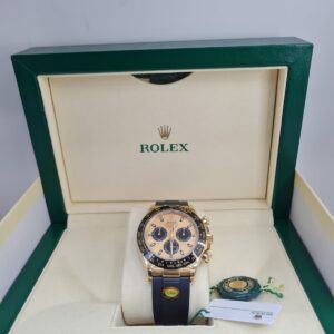 Relógio Masculino Luxo Daytona 40mm Automático Cronógrafo Safira 100m