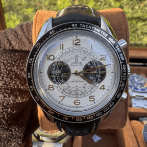 Premium AAA Relógio Masculino Speedmaster Paris 2024 43mm Quartz Vidro Safira