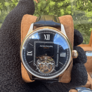 Premium AAA Relógio Masculino Automático 43mm Couro Vidro Safira